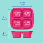Bentgo Easyboxes 4-Compartment Snack Containers 20-Piece Set